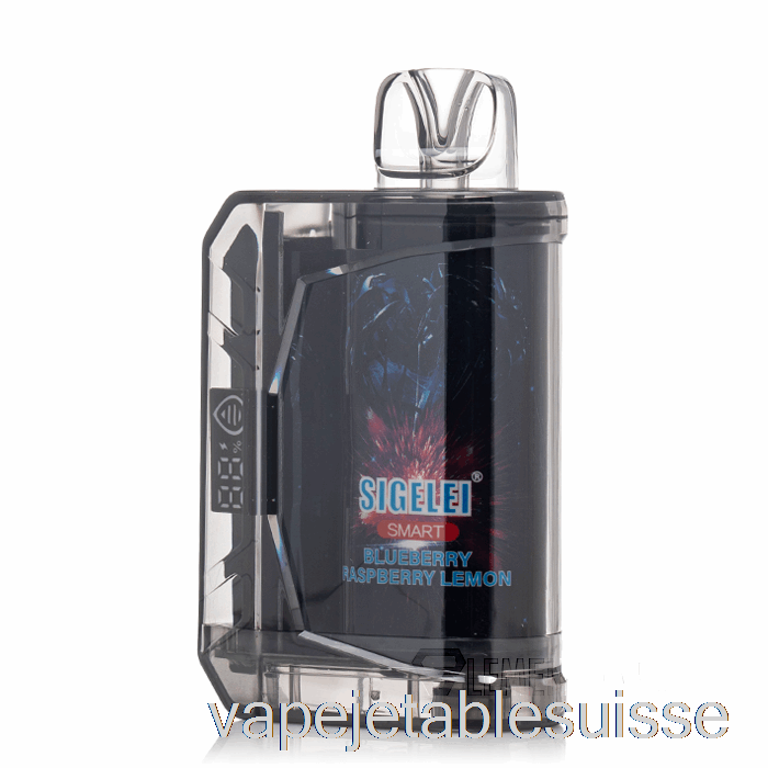 Vape Suisse Sigelei Smart Ac10000 Jetable Myrtille Framboise Citron